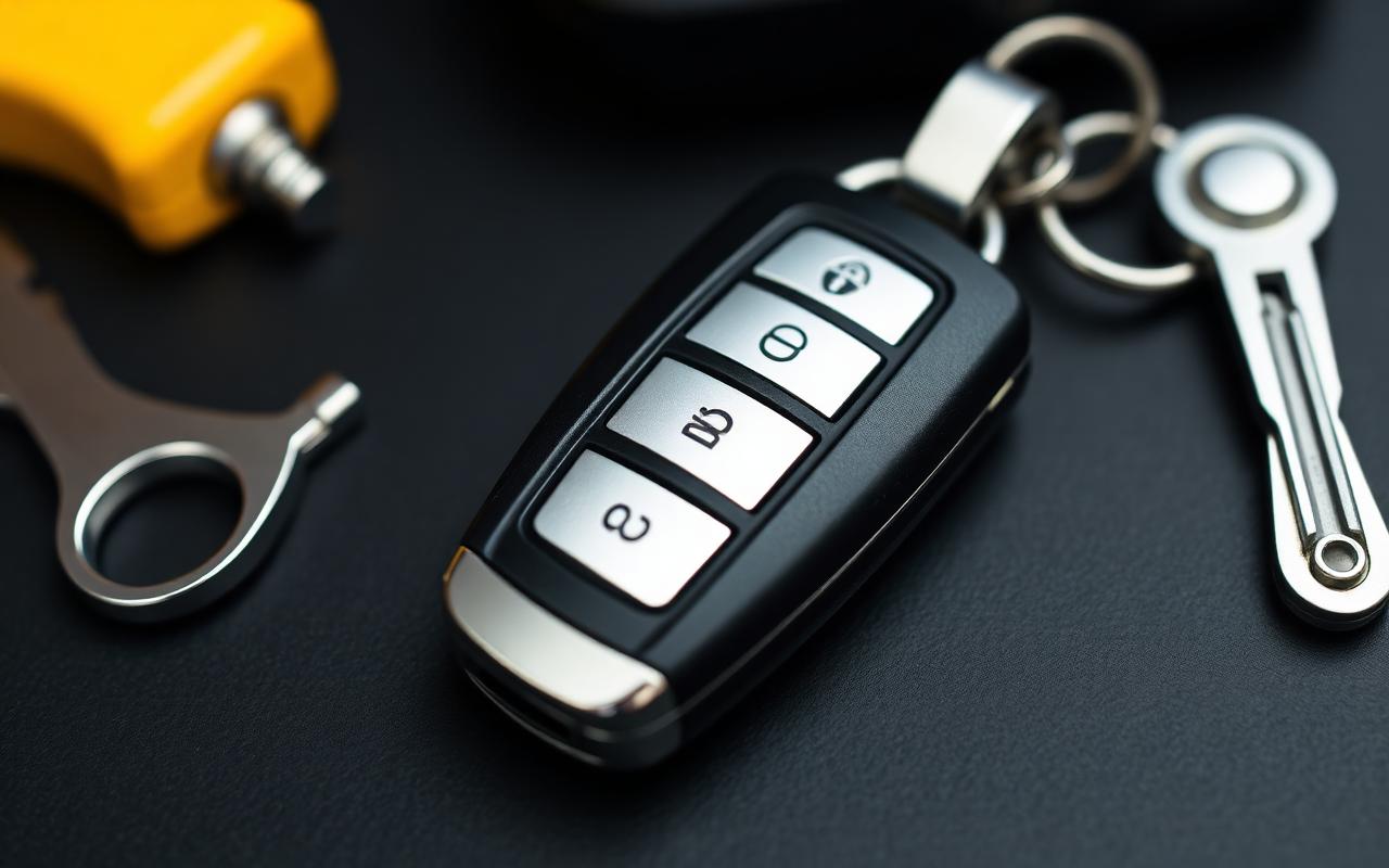 Automotive locksmith with car key fob in Wesley Chapel, NC